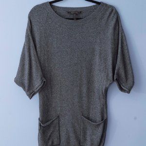 BCBG gray sweater dress